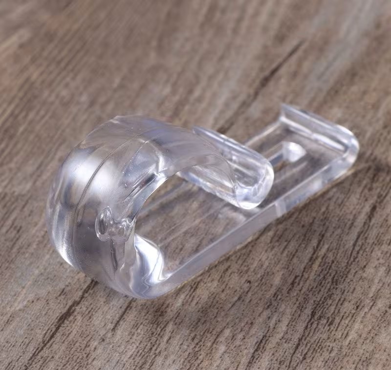 Piesa transparenta fixare lant pentru tamplarie sau perete